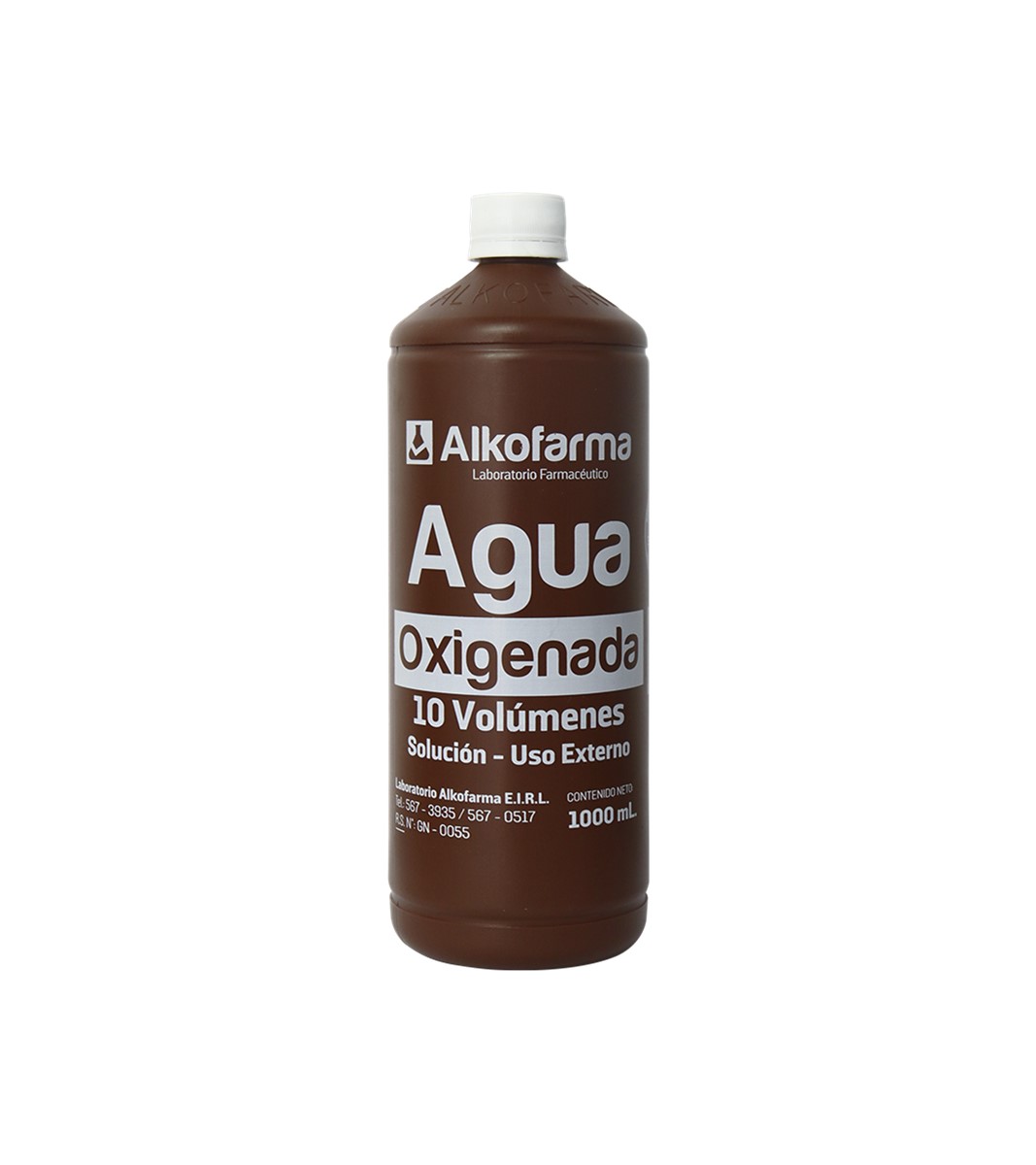 Alkofarma Agua Oxigenada 10V - 1000 ml - 17245 - Farmacia Universal